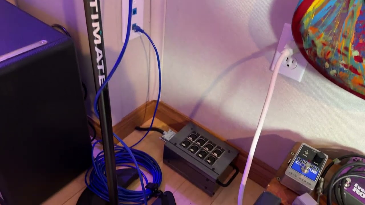 Ethernet and XLR connections