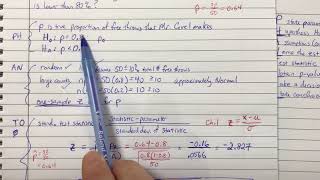 Celebrity AP Stats Notes 9-2 Test for Proportion Part 3 Net Worth