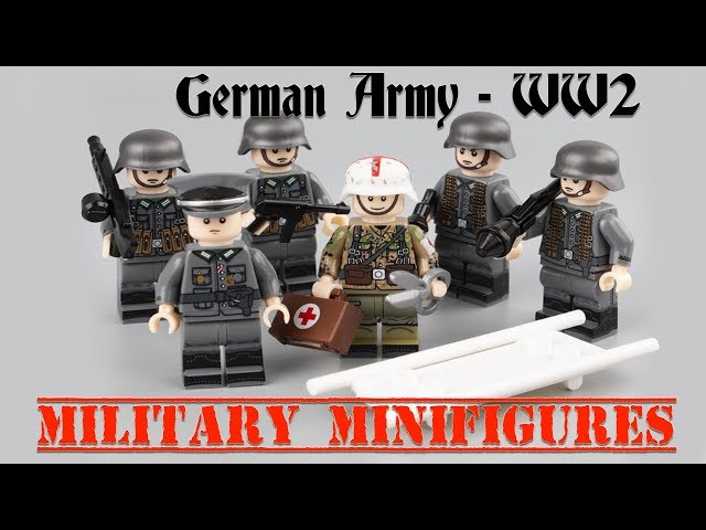 MILITARY MINIFIGURES - WW2 FRENCH ARMY (Unofficial Lego Aliexpress) 