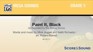 Paint It, Black, arr. Roland Barrett – Score & Sound Resimi