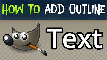GIMP How to Add Outline to the Text