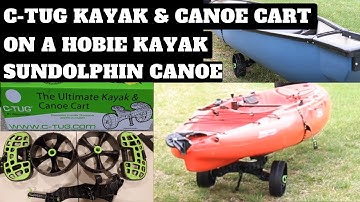 C-Tug Ultimate Kayak and Canoe Cart on a Hobie Kayak & Sundolphin Canoe