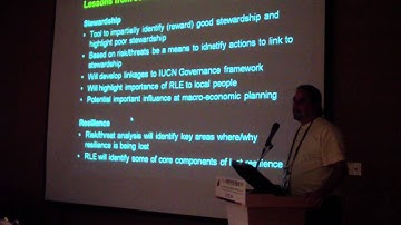 Part 2 of 5, Workshop 0813: Trends, Priorities and Actions in Ecosystem Management