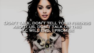 Don't Talk - Vanessa Hudgens (Lyrics)