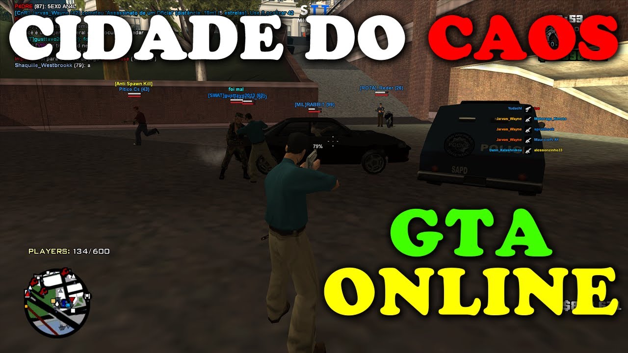 GTA ONLINE SAMP -  GTA SAN ANDREAS MULTIPLAYER | GAMEPLAY SERVER: STT - WAR EM LAS VEGAS