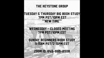 Steps 6 & 7 Workshop on The purpose and process of Are we now ready? with Facilitator Tony R