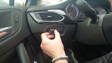 How to Enable or Disable Front Anti-Fog Lights in Opel Astra K ( 2015 – 2022 ) - Use AntiFog Light