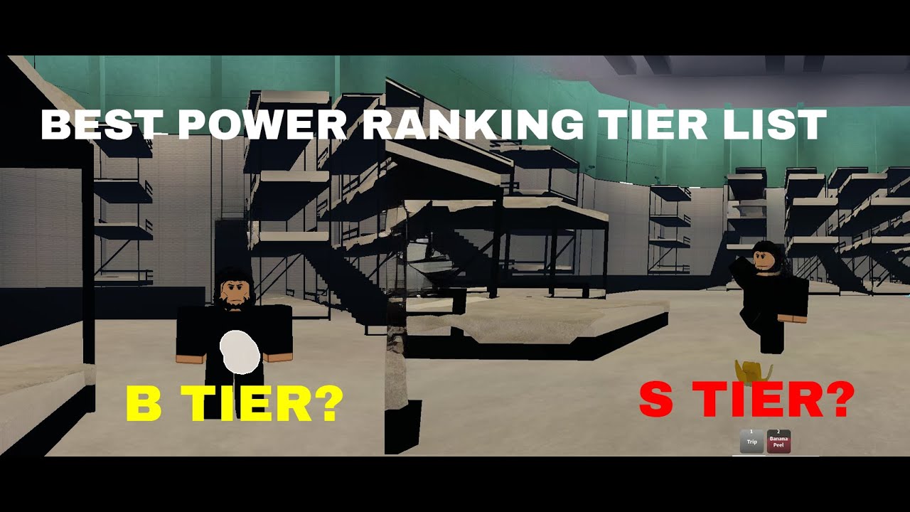 BEST Power Tier List Ranking Ink Game Roblox YouTube