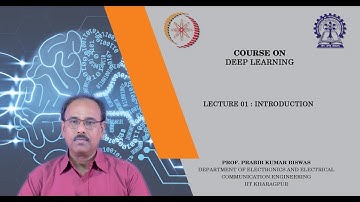 Lecture 01 : Introduction