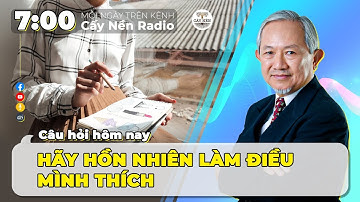 Hãy Hồn Nhiên làm điều mình thích I GS. Phan Văn Trường l Câu Hỏi Hôm Nay l Cấy Nền Radio