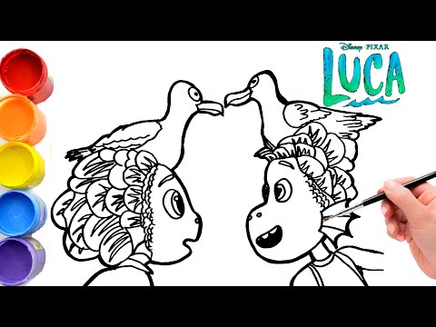 How To Draw Luca Paguro Sea Monster - Easy Step By Step Sea