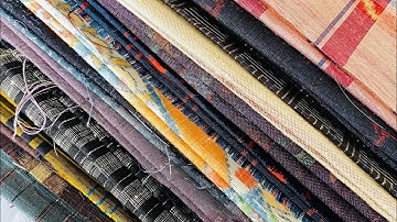 Unboxing Vintage Silk Japanese Kimono Tsumugi Pongee Fabrics 2 for 1 Deal