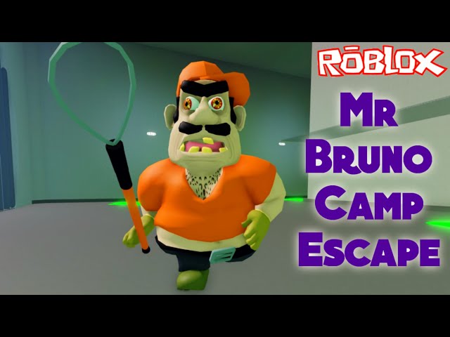 ESCAPE DO ACAMPAMENTO DO SR. BRUNO NO ROBLOX!! 😱 