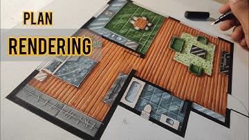 PLAN rendering with markers | part 2