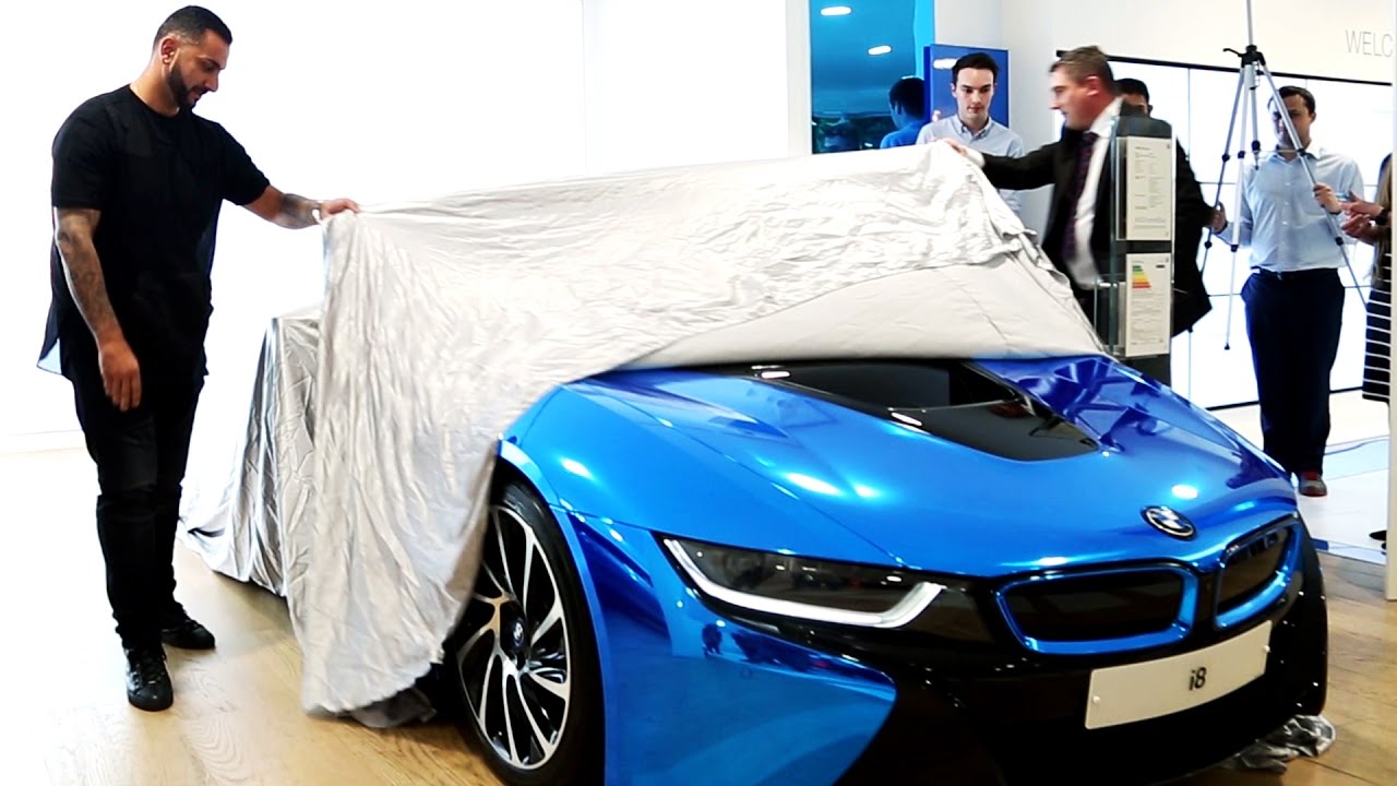 Unveiling Chrome Blue Bmw I8 At The Bmw I Electric Experience Event -  Youtube