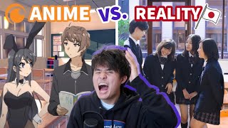 high school in japan: anime vs reality??