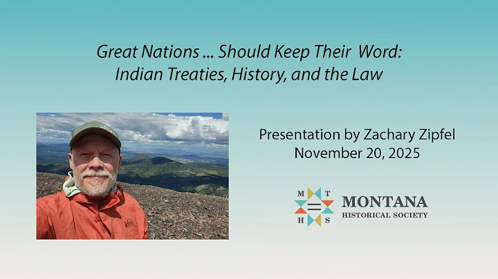 Great Nations ... Should Keep Their Word: Indian Treaties, History, and the Law