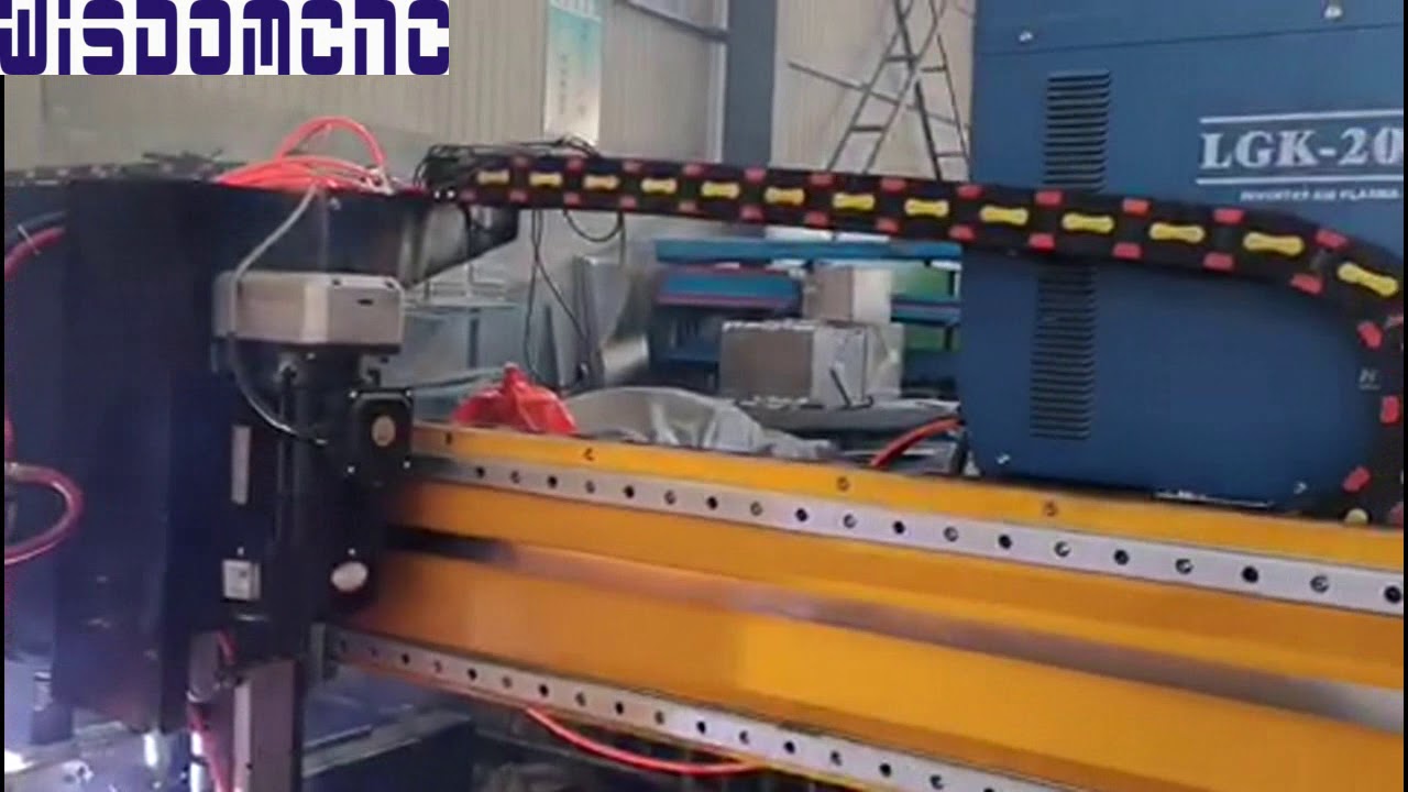 WS-P2060 Gantry plasma cutting machine with 200A China LGK power supply 0