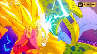 Dragon Ball Z: Kakarot PS5 Version 4K HDR Gohan vs Cell Full Battle