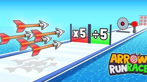 Arrow Run Race 3D - Level Up Arrow Fest)Satisfying Asmr Gameplay Mobile, Archery Bastions) #arrow 