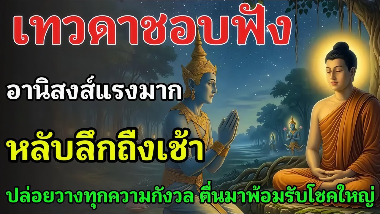 เปิดฟังก่อนนอน เทวดารับรู้ หลับสนิท ตื่นมารับโชคใหญ่..🪷