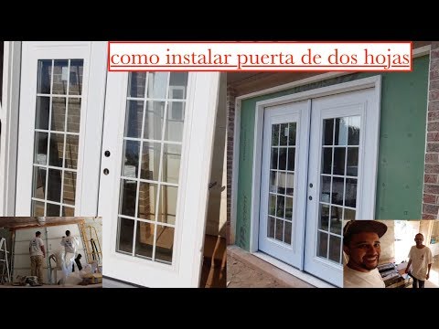 Video: Puertas De Doble Hoja: Puertas De Entrada E Interiores, Así Como Sus Variedades Con Una Descripción Del Dispositivo Y La Instalación