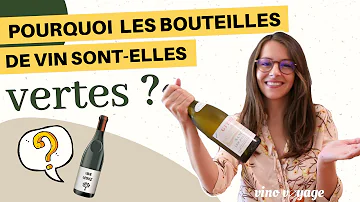 Pourquoi le verre des bouteilles de vin est vert ?