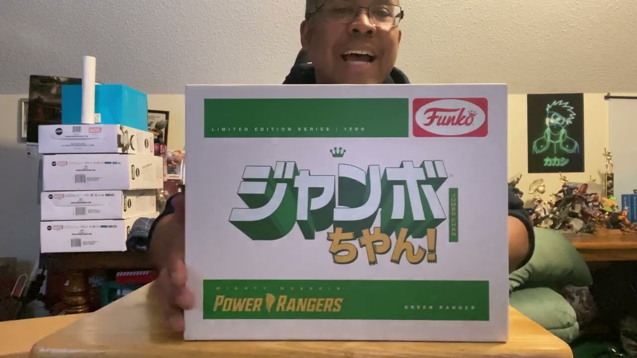 Jumbo Chan Funko Mighty Morphin Power Rangers Green Ranger (Unboxing)