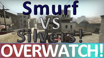 Smurf VS Silvers! CS:GO OVERWATCH!
