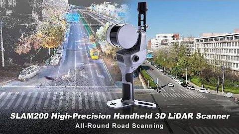 SLAM200 Handheld LiDAR – Real-Time High-Precision Road Point Cloud Scanning & Post-Processing