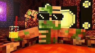 Жизнь Свино Зомби в Minecraft Машинима майнкрафт
