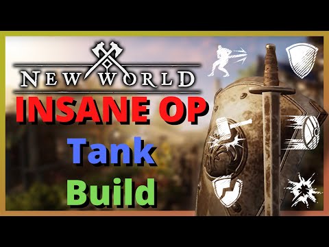 New World Ultimate PVE Tank Build! Attributes, Weapon Skills, Perks!