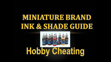 Hobby Cheating 165 - Miniature Brand Ink & Shade Guide