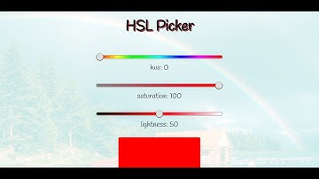 Neat tricks with CSS variables, Sass maps & more to create an HSL picker
