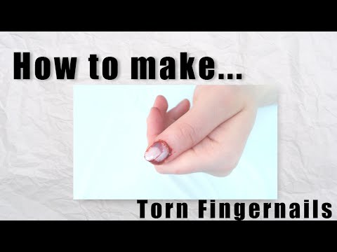 Torn Fingernail FX Makeup Tutorial