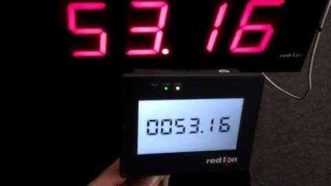 Red Lion LD with slave display