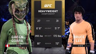 UFC 5 - Green Cobra vs. Bruce Lee - Crazy UFC 👊🤪
