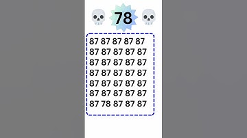 Find 78. 👺👹 #iq #brain