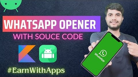 Open WhatsApp Chat Directly from Android Application using Implicit Intent | Android Studio