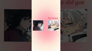 oh I think that I found myself a unicorn giyu + sanemi funny # funny # kny # anime # demon slayer 🤣