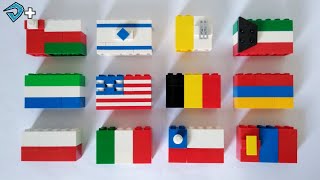 BANDEIRAS DO MUNDO de LEGO / Part.3 - Tutorial