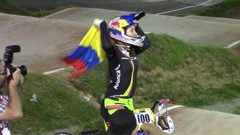 Mariana Pajón campeona mundial BMX 2016 en Medellín