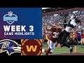 Baltimore Ravens vs. Washington Football Team | Preseason Week 3 2021 NFL Game Highlights