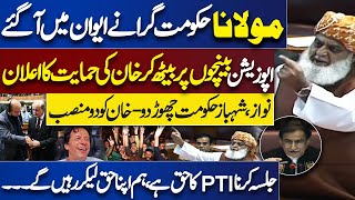 Maulana Fazal ur Rehman Support to Imran Khan and Fiery Speech in National Assembly Session