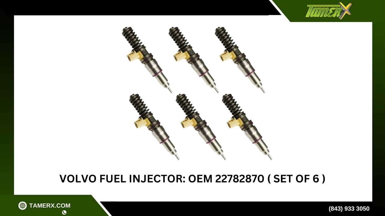 Volvo Fuel Injector : OEM 22782870 ( Set of 6 ) - YouTube
