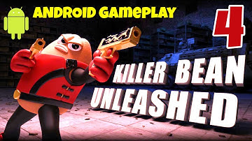 Killer Bean Unleashed GAMEPLAY Android #4 | Fortval Games