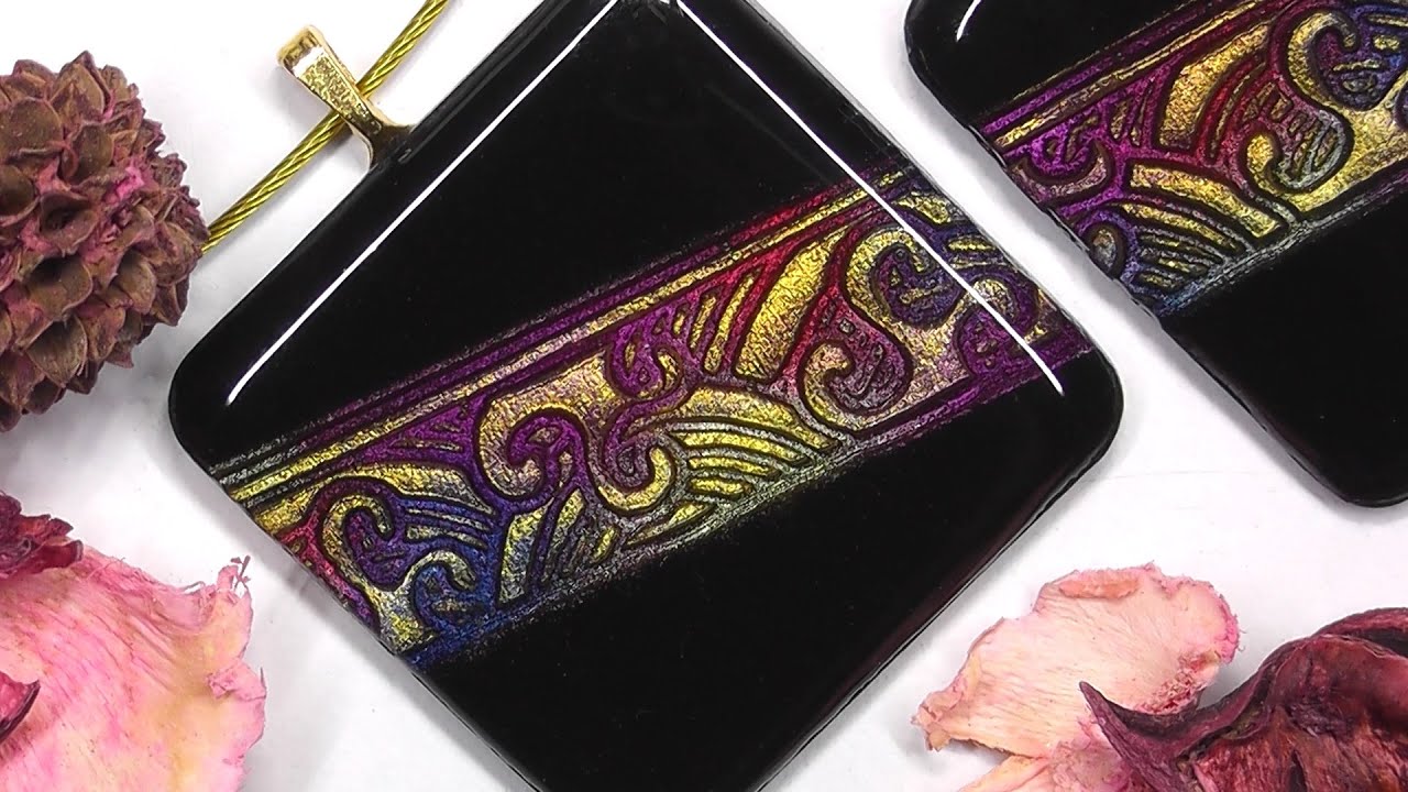 Elegant Pendant From Polymer Clay With Easy And Simple Technique