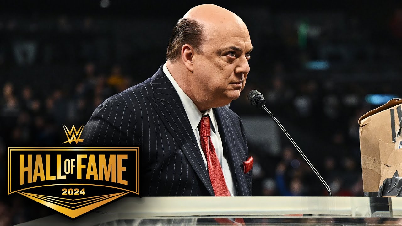Paul Heyman is a Paul Levesque guy 2024 WWE Hall of Fame highlights