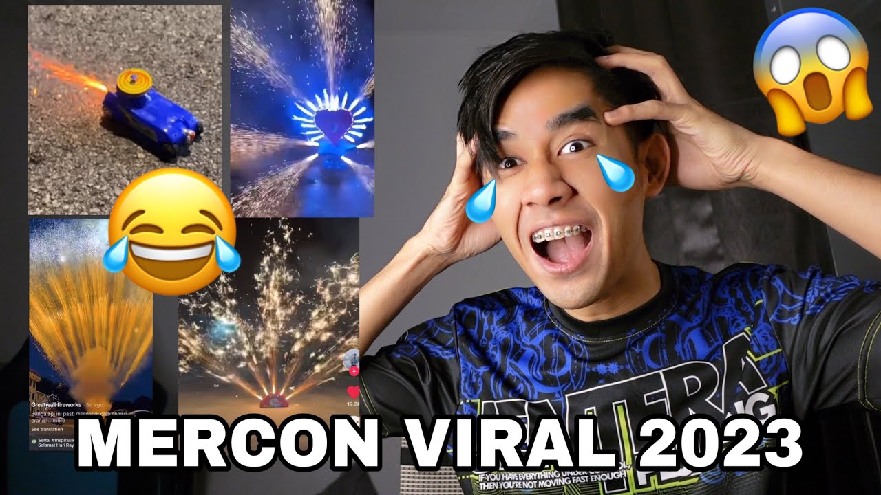 MERCON VIRAL 2023 😂 REACTION PALING TERKEJUT 😱