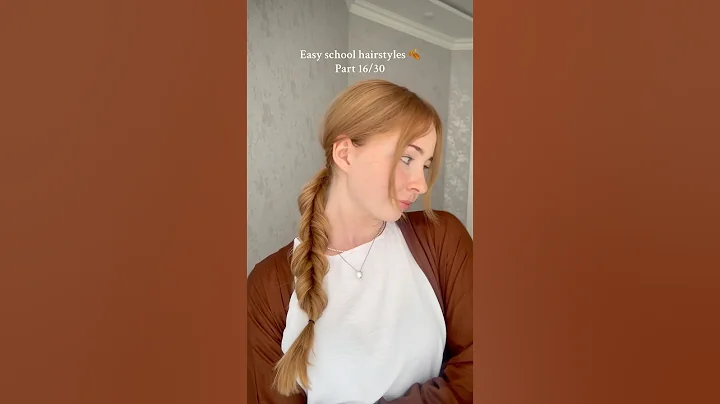 Easy school hairstyles 27/30#school Back to school hair ideas ✨  #hairstyle #hairtutorials
